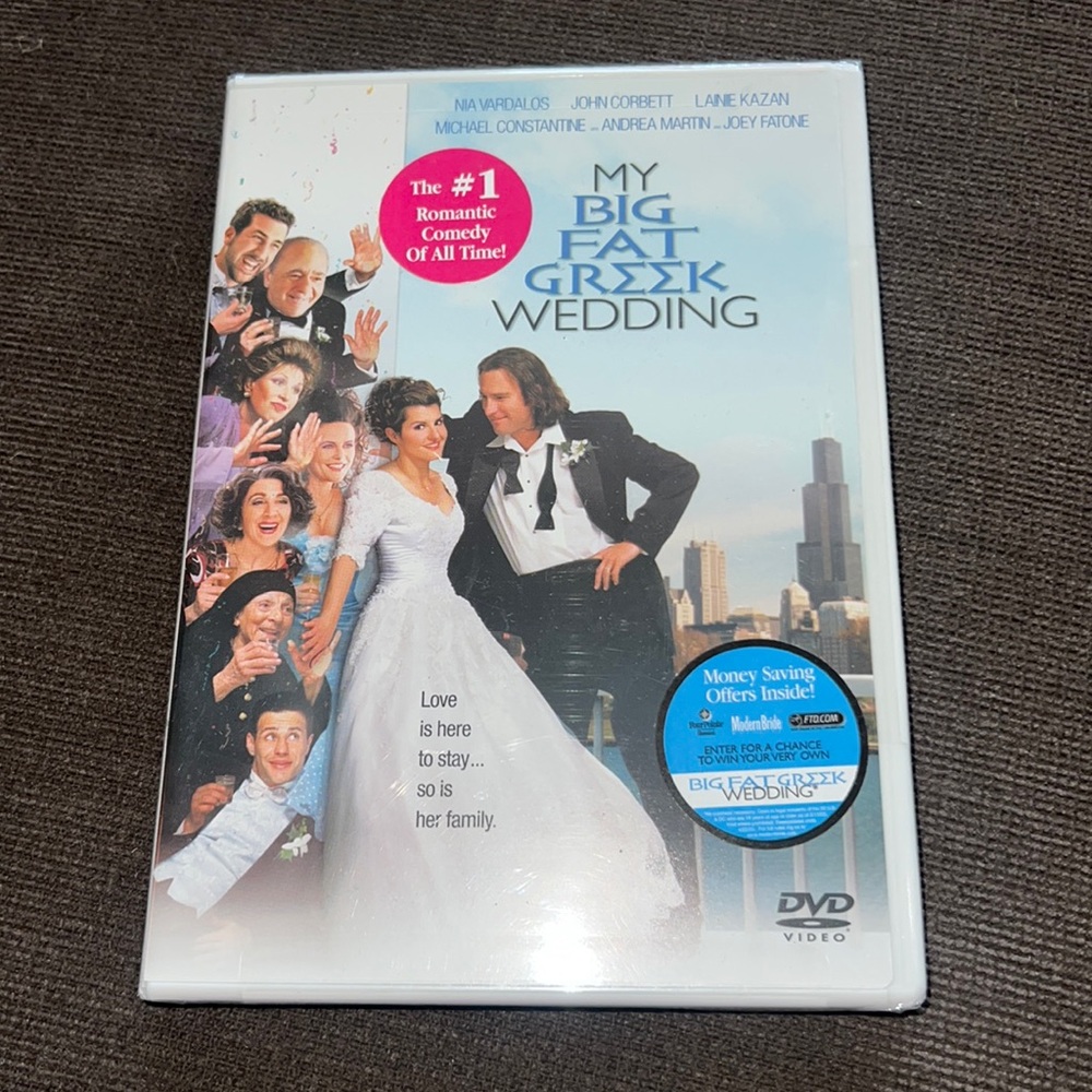 🌴My Big Fat Greek Wedding DVD Movie  New and Sealed